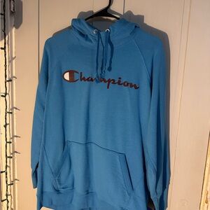Champion Sky Blue Pullover Hoodie